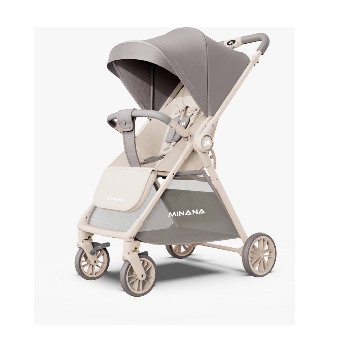 รถเข็นเด็ก MINANA AIR 3 PRO MAX สีเบจ_0